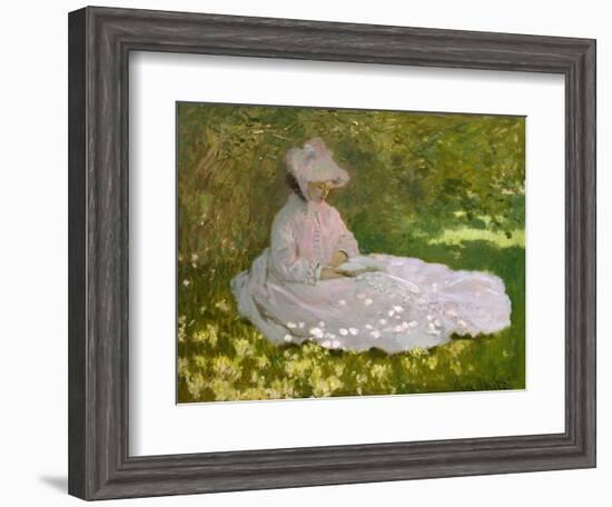 Springtime-Claude Monet-Framed Giclee Print