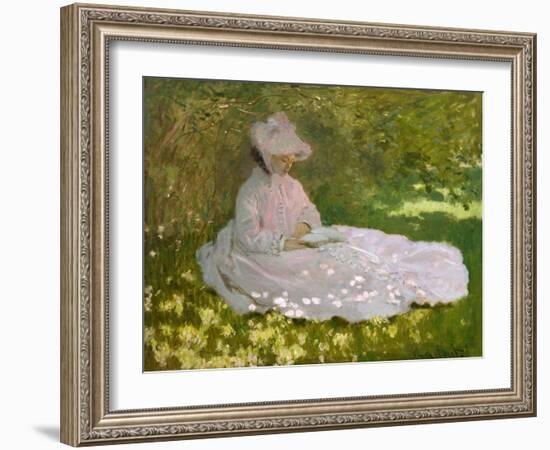 Springtime-Claude Monet-Framed Giclee Print