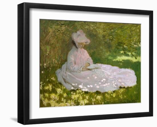 Springtime-Claude Monet-Framed Giclee Print