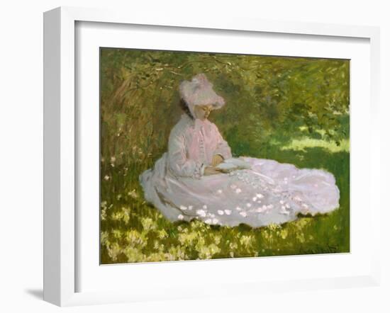 Springtime-Claude Monet-Framed Giclee Print