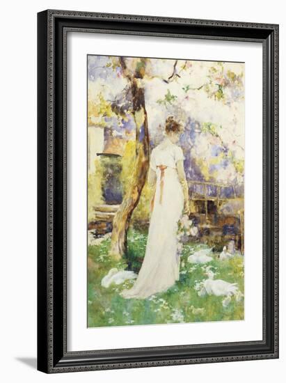 Springtime-David Woodlock-Framed Giclee Print