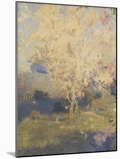 Springtime-Charles Conder-Mounted Giclee Print