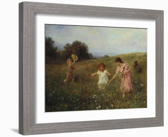 Springtime-Ludwig Knaus-Framed Giclee Print