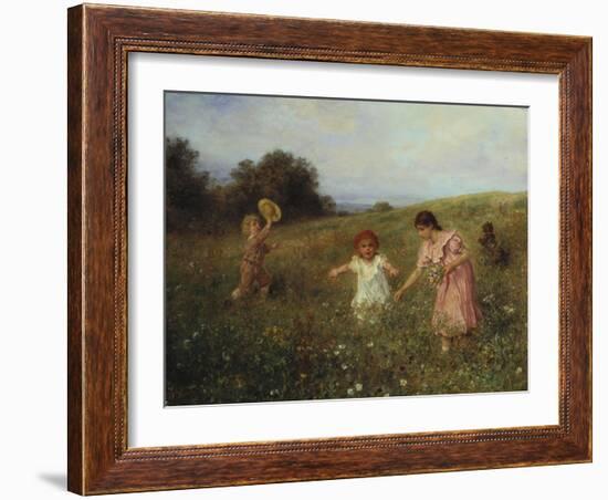 Springtime-Ludwig Knaus-Framed Giclee Print