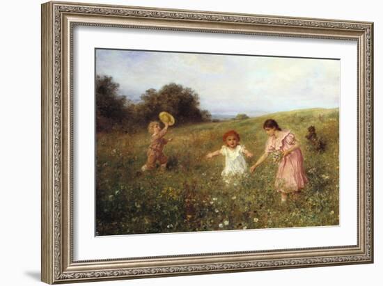 Springtime-Ludwig Knaus-Framed Giclee Print