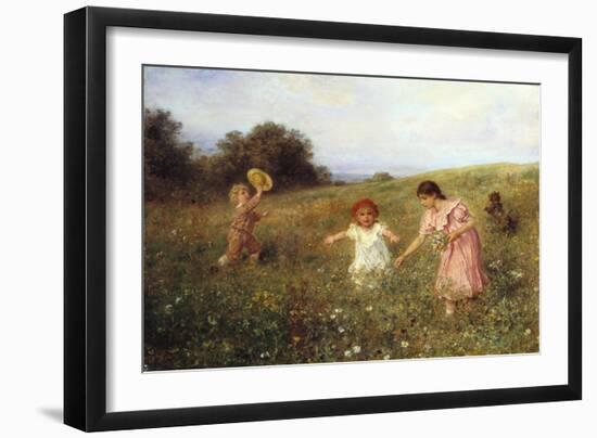 Springtime-Ludwig Knaus-Framed Giclee Print