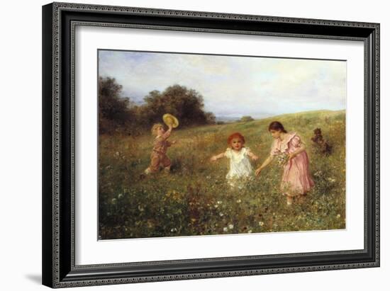 Springtime-Ludwig Knaus-Framed Giclee Print