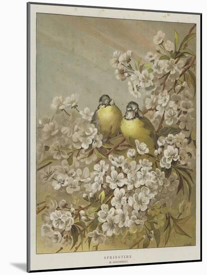 Springtime-null-Mounted Giclee Print