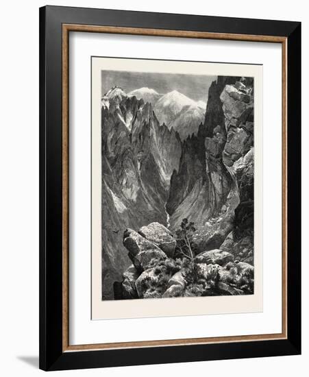 Springville Canyon. Thomas Moran (February 12-null-Framed Giclee Print