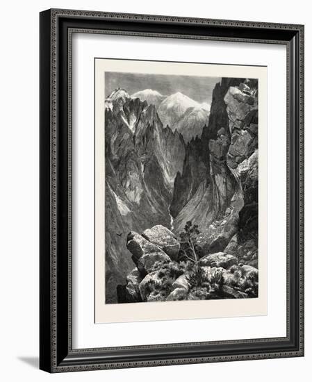 Springville Canyon. Thomas Moran (February 12-null-Framed Giclee Print