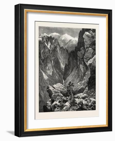 Springville Canyon. Thomas Moran (February 12-null-Framed Giclee Print