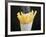 Sprinkling Salt over Chips-null-Framed Photographic Print