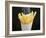 Sprinkling Salt over Chips-null-Framed Photographic Print