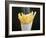 Sprinkling Salt over Chips-null-Framed Photographic Print