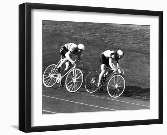 Sprint Cyclists-null-Framed Photographic Print