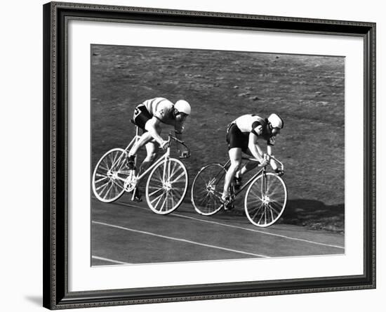 Sprint Cyclists-null-Framed Photographic Print