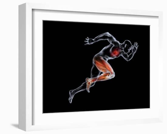 Sprinter, Artwork-SMETEK-Framed Photographic Print