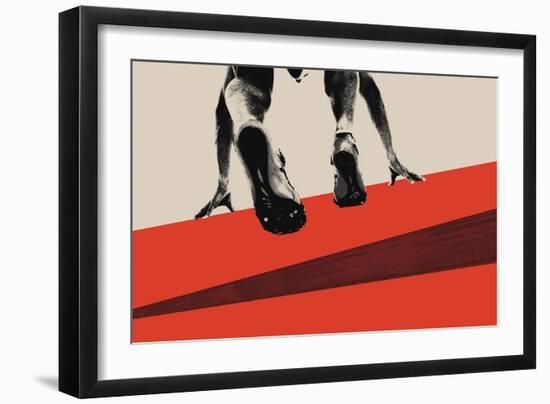 Sprinter-null-Framed Giclee Print