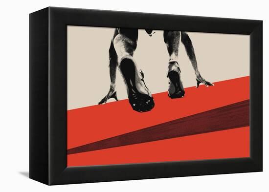 Sprinter-null-Framed Premier Image Canvas