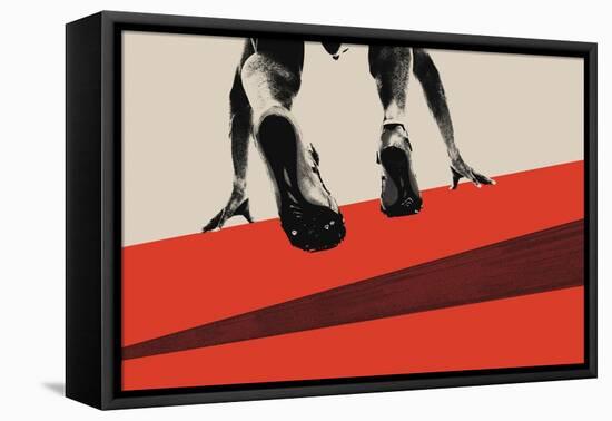 Sprinter-null-Framed Premier Image Canvas