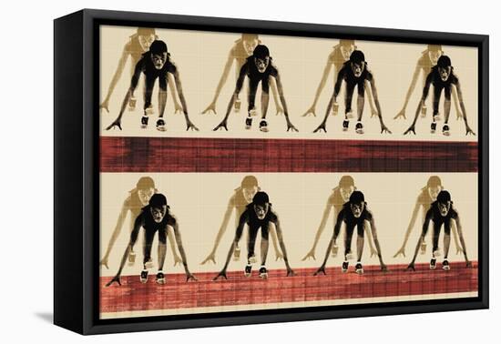 Sprinters-null-Framed Premier Image Canvas