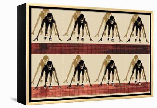 Sprinters-null-Framed Premier Image Canvas