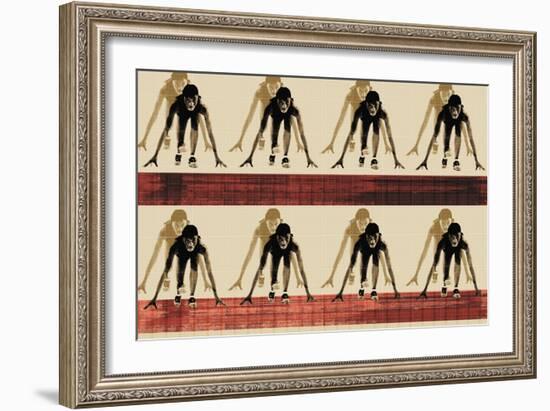 Sprinters-null-Framed Giclee Print