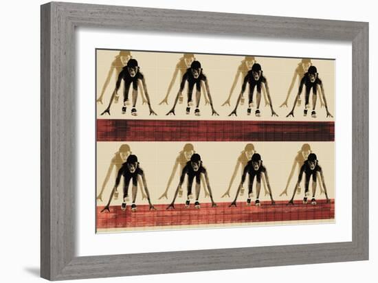 Sprinters-null-Framed Giclee Print