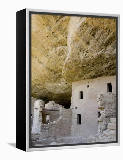 Spruce Tree House Ruins, Mesa Verde National Park, Colorado, USA-Cindy Miller Hopkins-Framed Premier Image Canvas