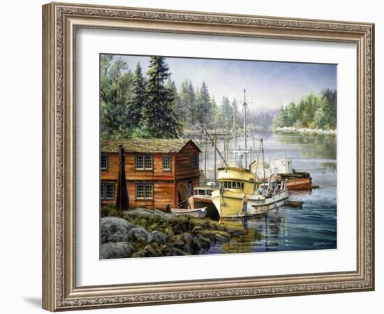 Spruced and Spry-Nicky Boehme-Framed Giclee Print