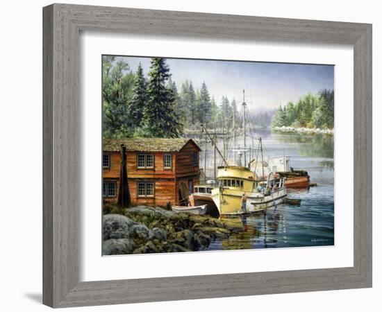 Spruced and Spry-Nicky Boehme-Framed Giclee Print