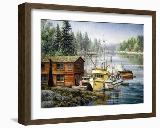 Spruced and Spry-Nicky Boehme-Framed Giclee Print