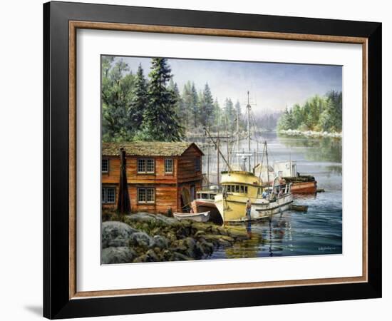 Spruced and Spry-Nicky Boehme-Framed Giclee Print