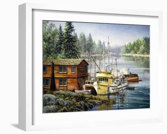 Spruced and Spry-Nicky Boehme-Framed Giclee Print