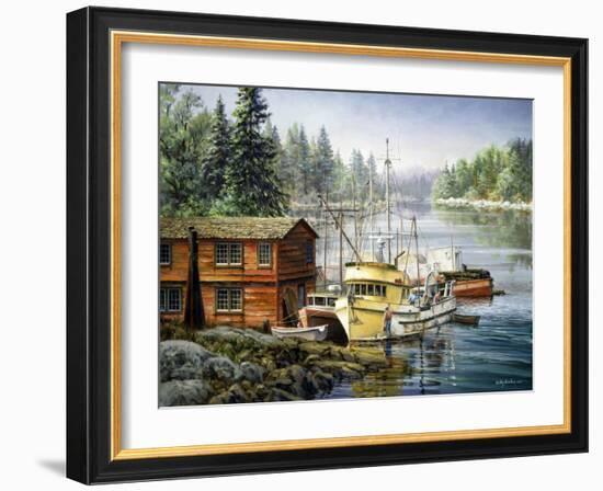 Spruced and Spry-Nicky Boehme-Framed Giclee Print