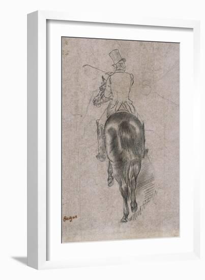 Spurring on the Horse-Edgar Degas-Framed Giclee Print