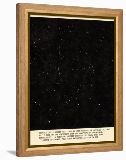 Sputnik 1 Rocket Track-Detlev Van Ravenswaay-Framed Premier Image Canvas