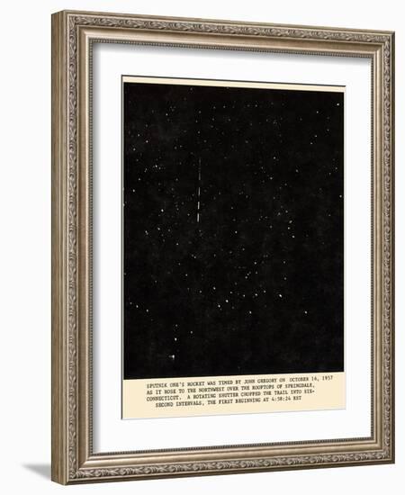 Sputnik 1 Rocket Track-Detlev Van Ravenswaay-Framed Photographic Print