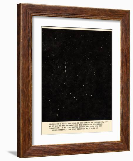 Sputnik 1 Rocket Track-Detlev Van Ravenswaay-Framed Photographic Print