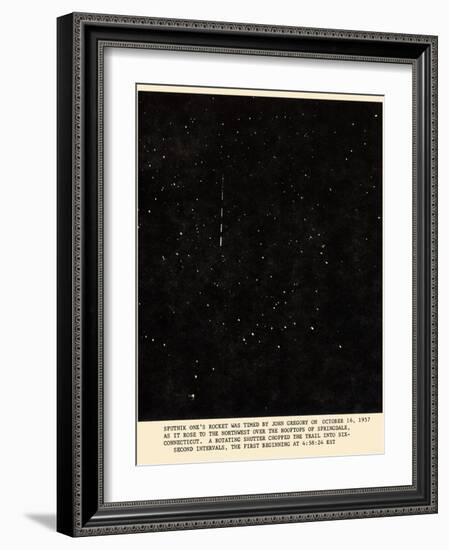 Sputnik 1 Rocket Track-Detlev Van Ravenswaay-Framed Photographic Print