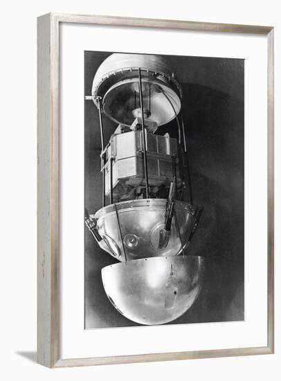 Sputnik 1, Russian Satellite, 1957-null-Framed Photographic Print