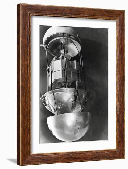 Sputnik 1, Russian Satellite, 1957-null-Framed Photographic Print