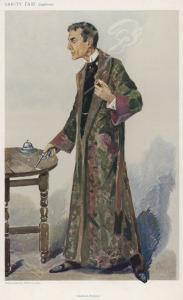 Sherlock Holmes as Played on the London Stage by Actor William Gillette by Spy (Leslie M^ Ward)