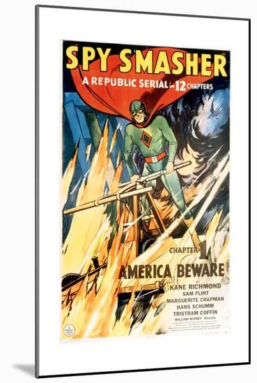 SPY SMASHER, Kane Richmond in 'Chapter 1: America Beware', 1942-null-Mounted Premium Giclee Print