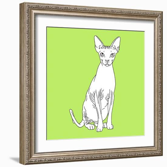 Spynx Cat-Anna Nyberg-Framed Art Print