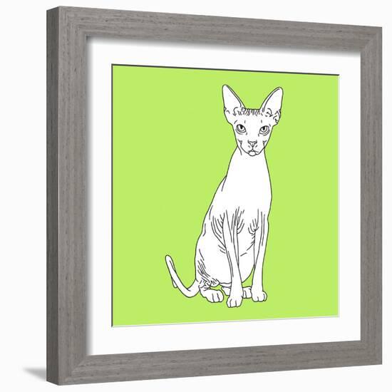 Spynx Cat-Anna Nyberg-Framed Art Print