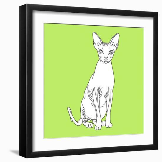 Spynx Cat-Anna Nyberg-Framed Art Print