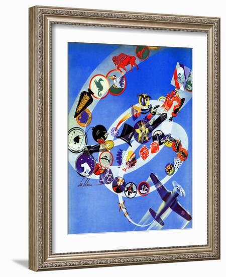 "Squadron Insignia," August 23, 1941-Ski Weld-Framed Giclee Print