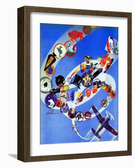 "Squadron Insignia," August 23, 1941-Ski Weld-Framed Giclee Print