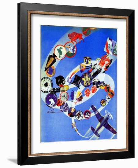 "Squadron Insignia," August 23, 1941-Ski Weld-Framed Giclee Print